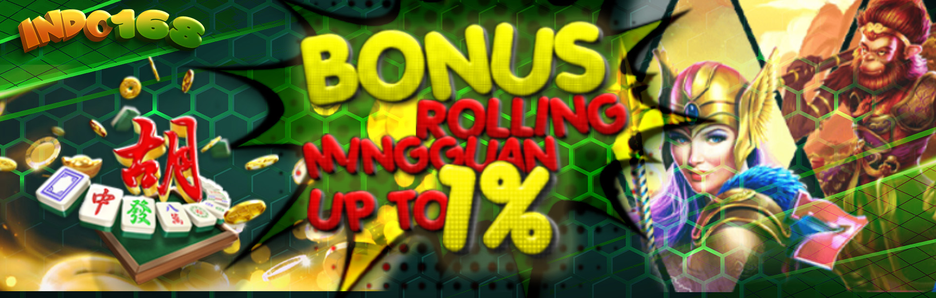 BONUS ROLLINGAN MINGGUAN TERBESAR